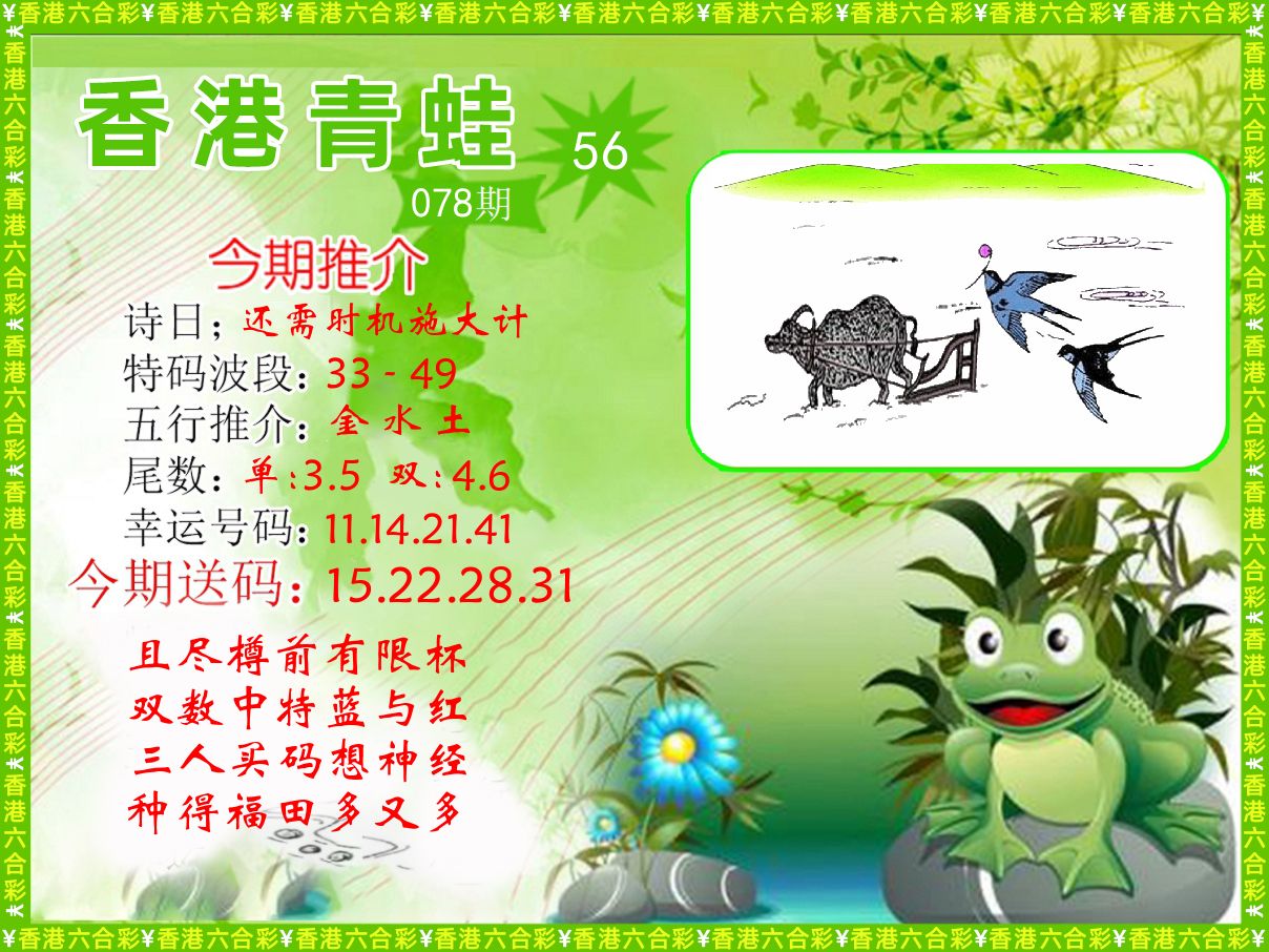 青蛙系列56 第78期
