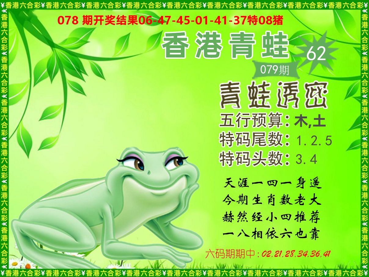 青蛙系列62 第79期