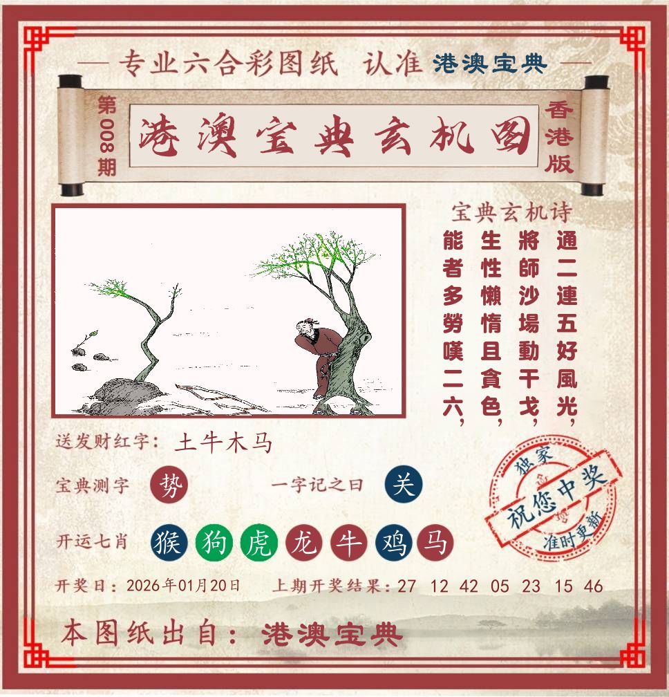 港澳宝典玄机图 第8期