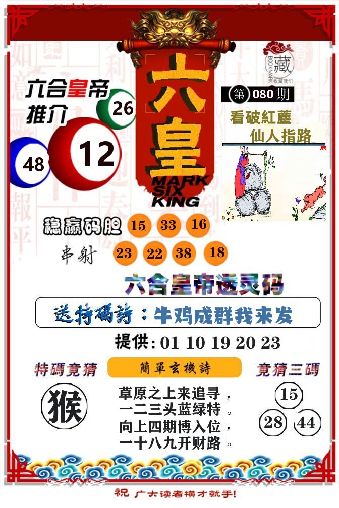 六合皇帝 第80期