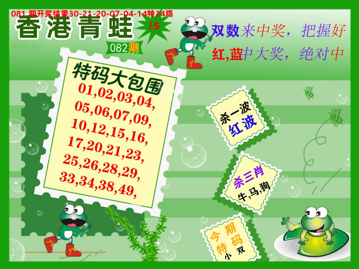 青蛙系列15 第82期