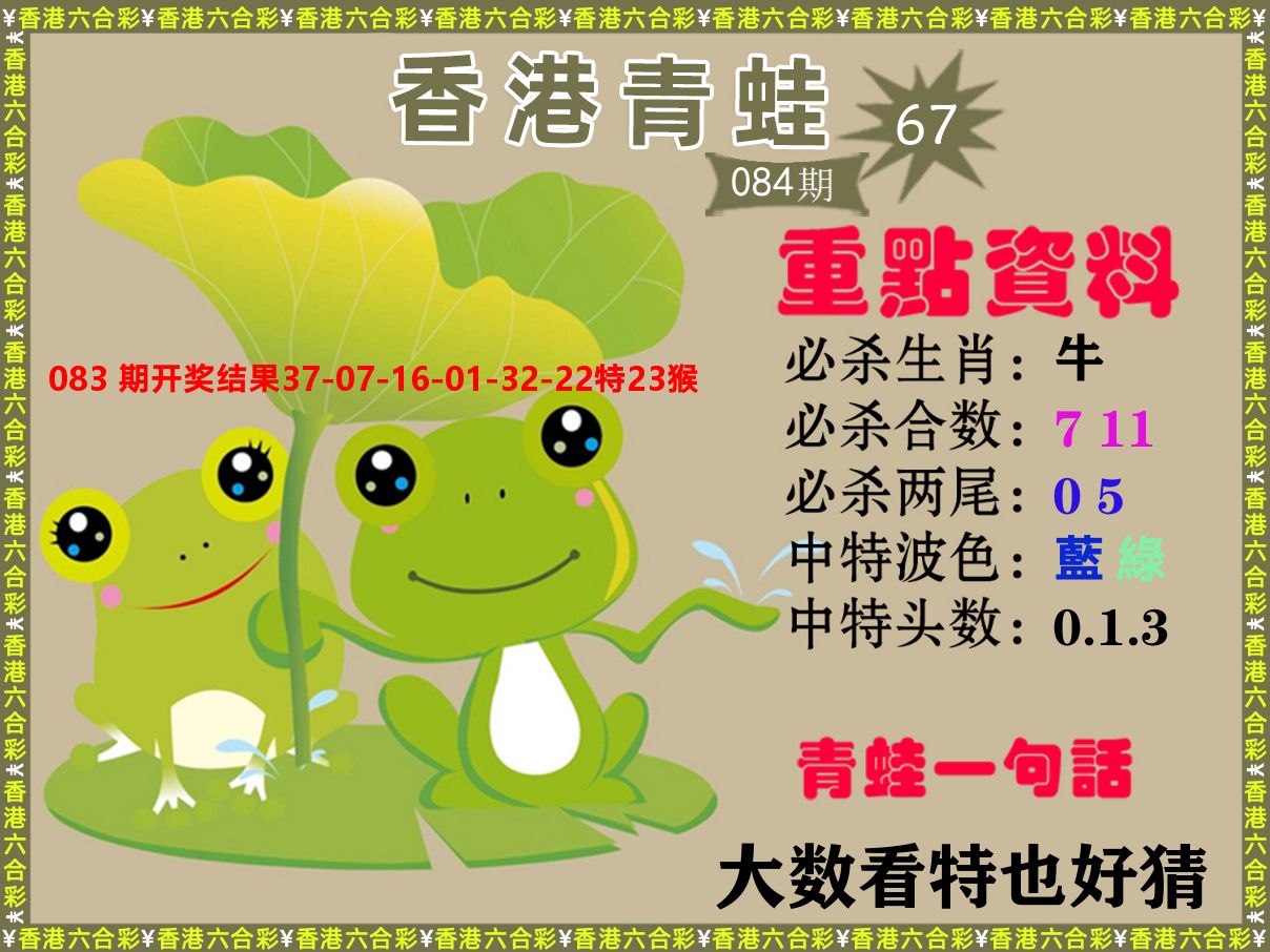 青蛙系列67 第84期