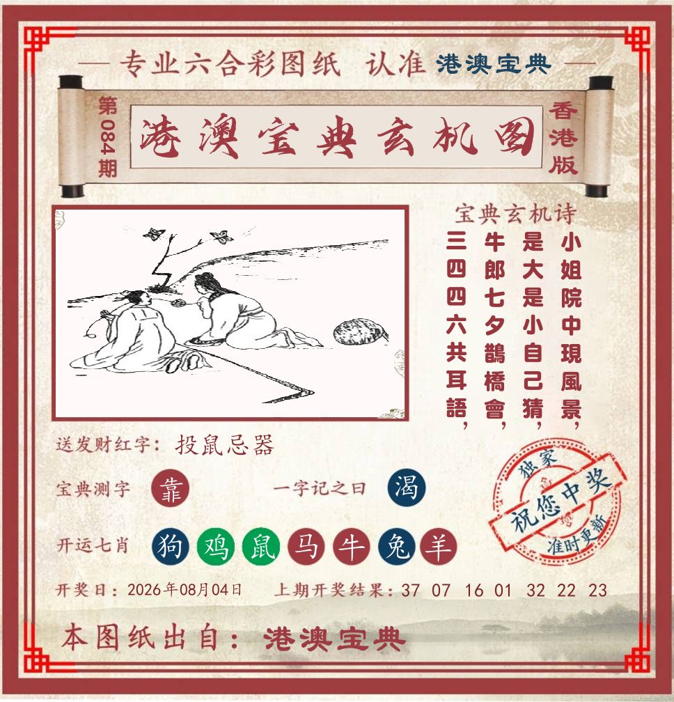 港澳宝典玄机图 第84期