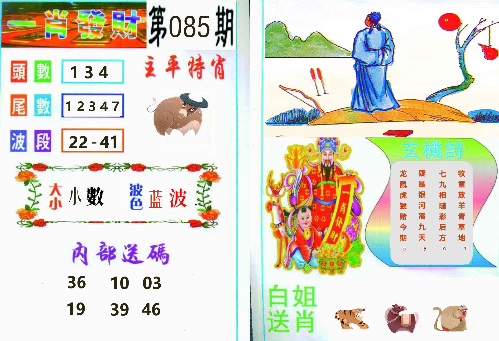一肖發財 第85期