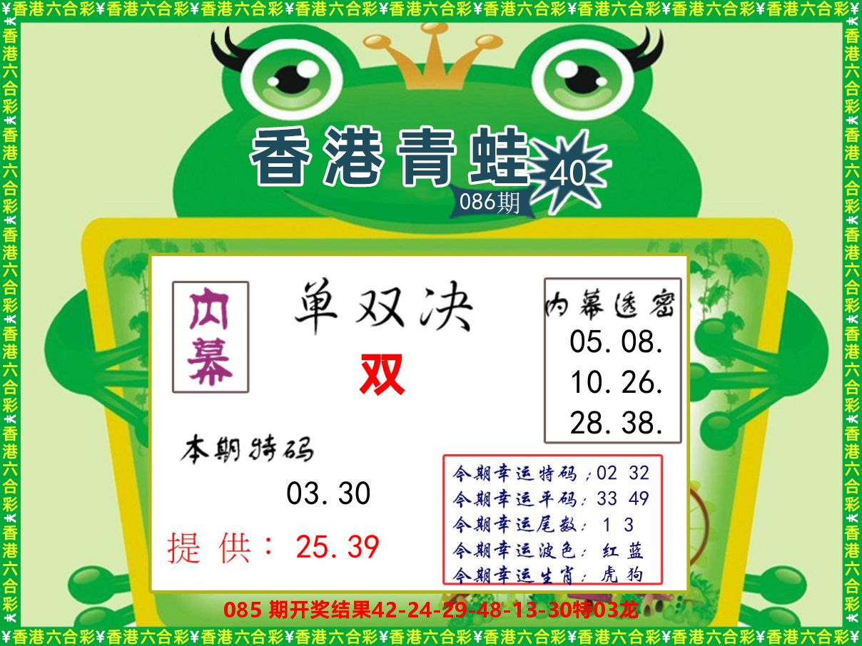 青蛙系列50 第86期