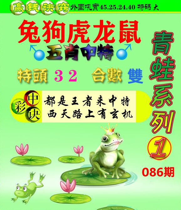 青蛙彩图 第86期