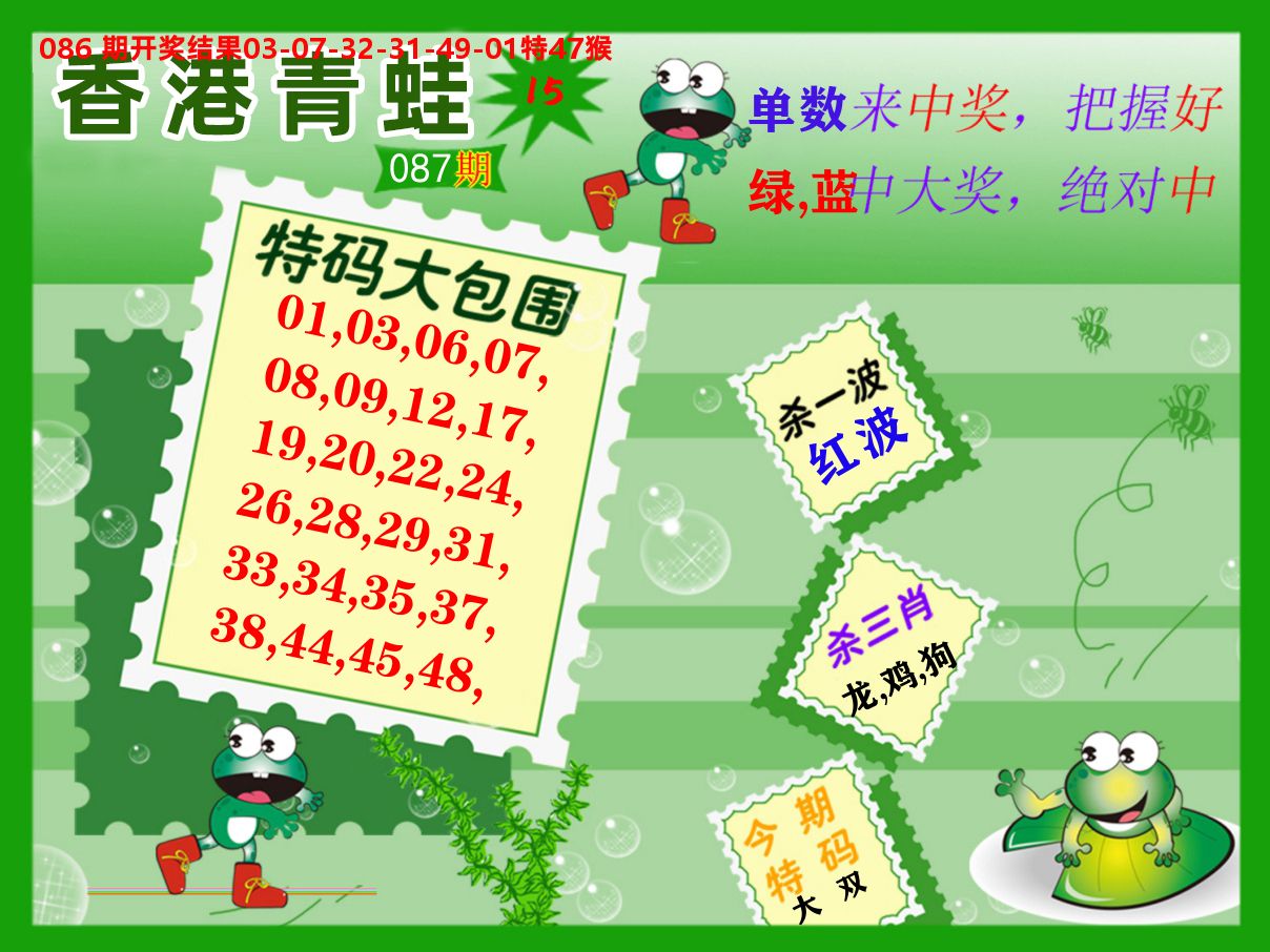 青蛙系列15 第87期