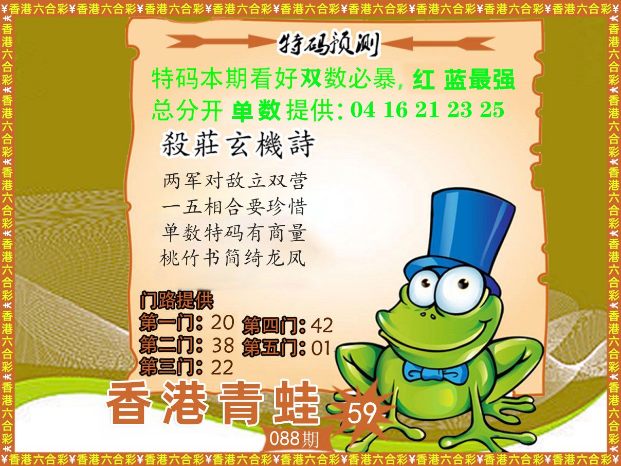 青蛙系列59 第88期
