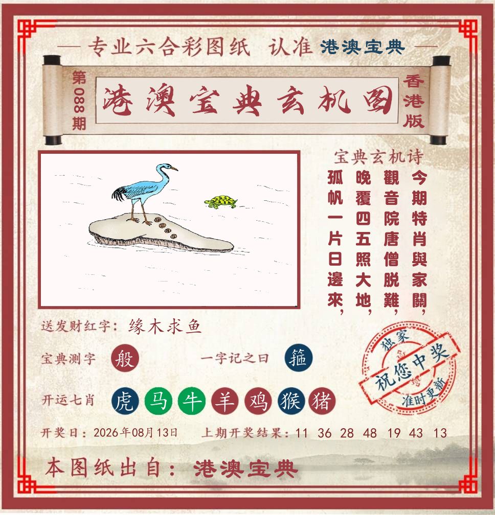 港澳宝典玄机图 第88期