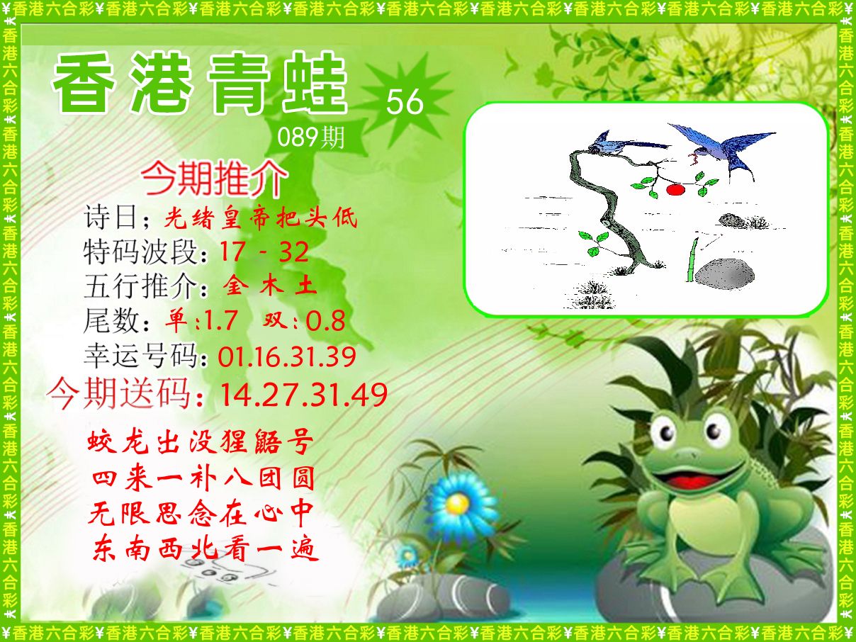 青蛙系列56 第89期