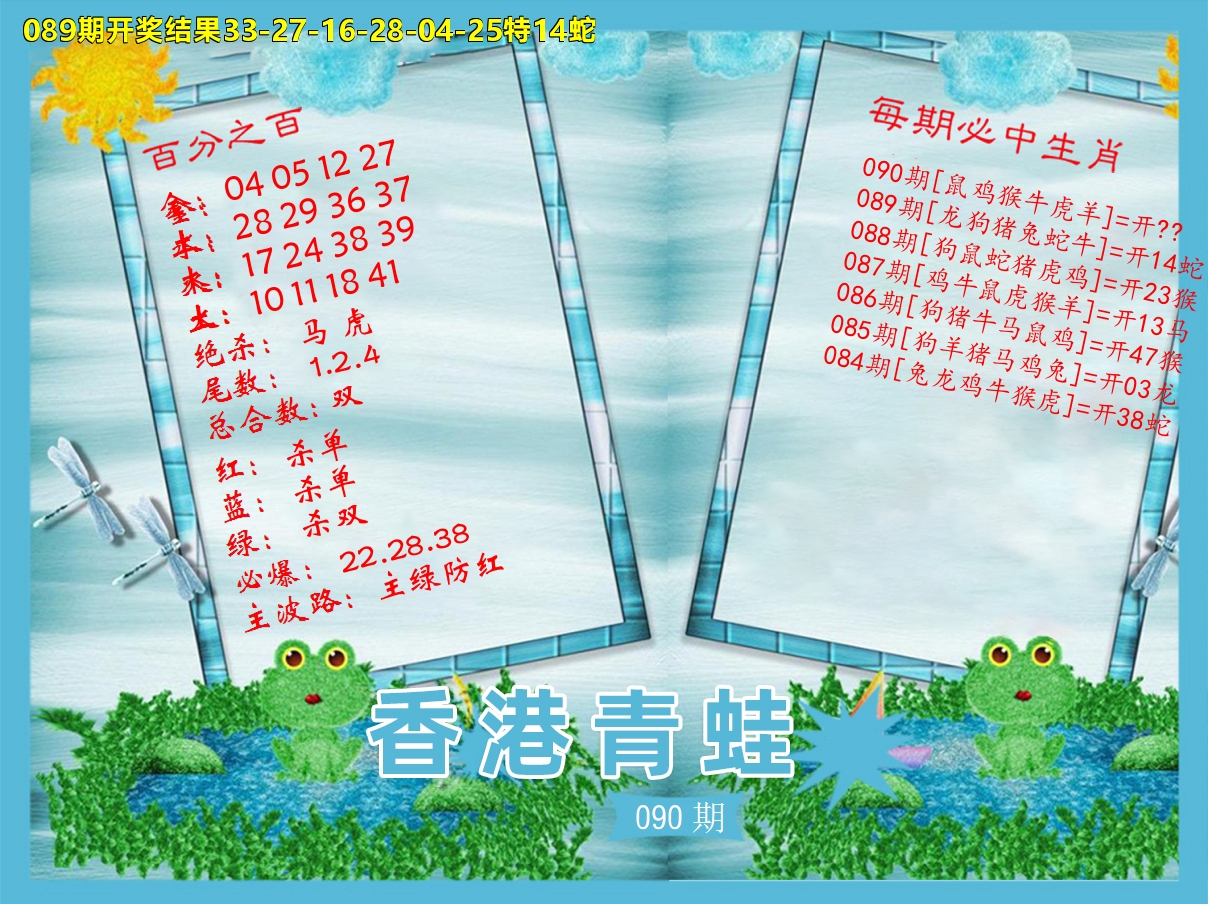 青蛙系列35 第90期