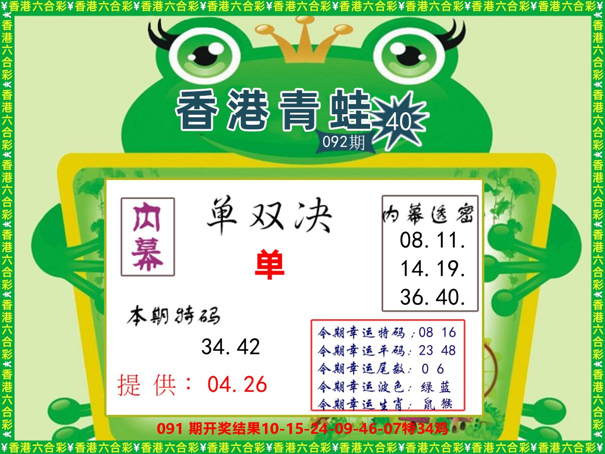 青蛙系列50 第92期