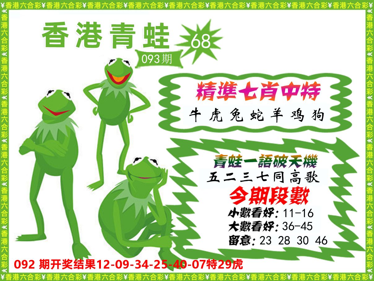 青蛙系列68 第93期