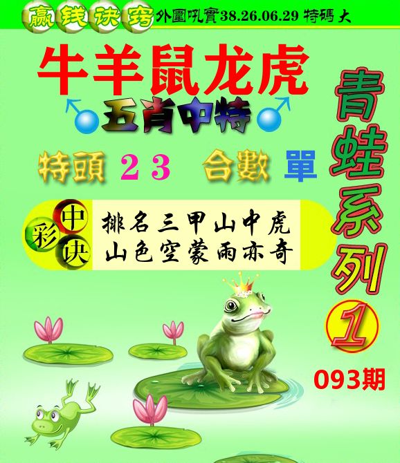 青蛙彩图 第93期