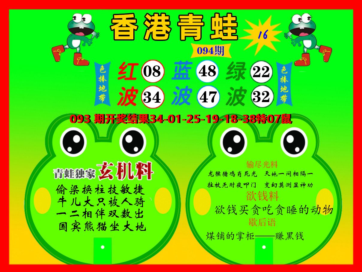 青蛙系列16 第94期