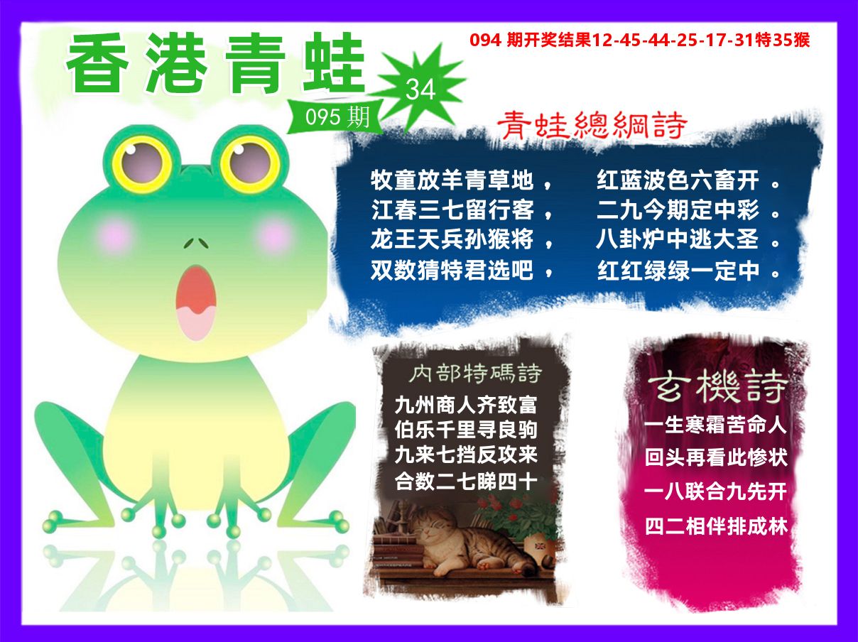 青蛙系列34 第95期