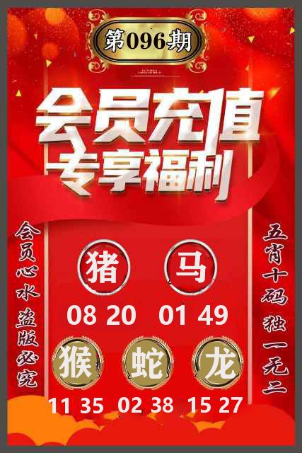 五肖十码 第96期