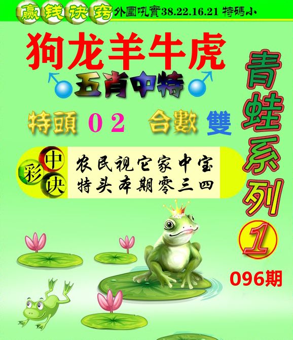 青蛙彩图 第96期