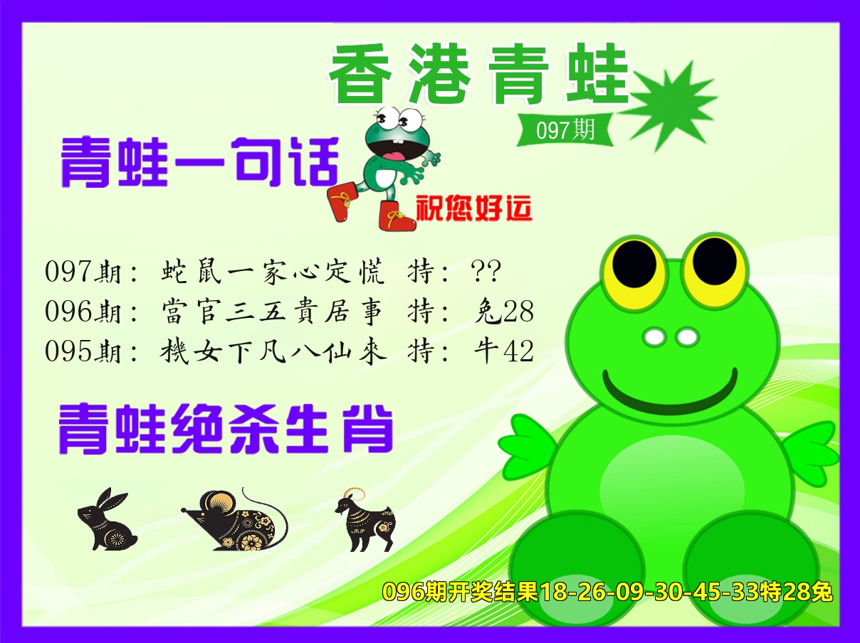 青蛙系列32 第97期