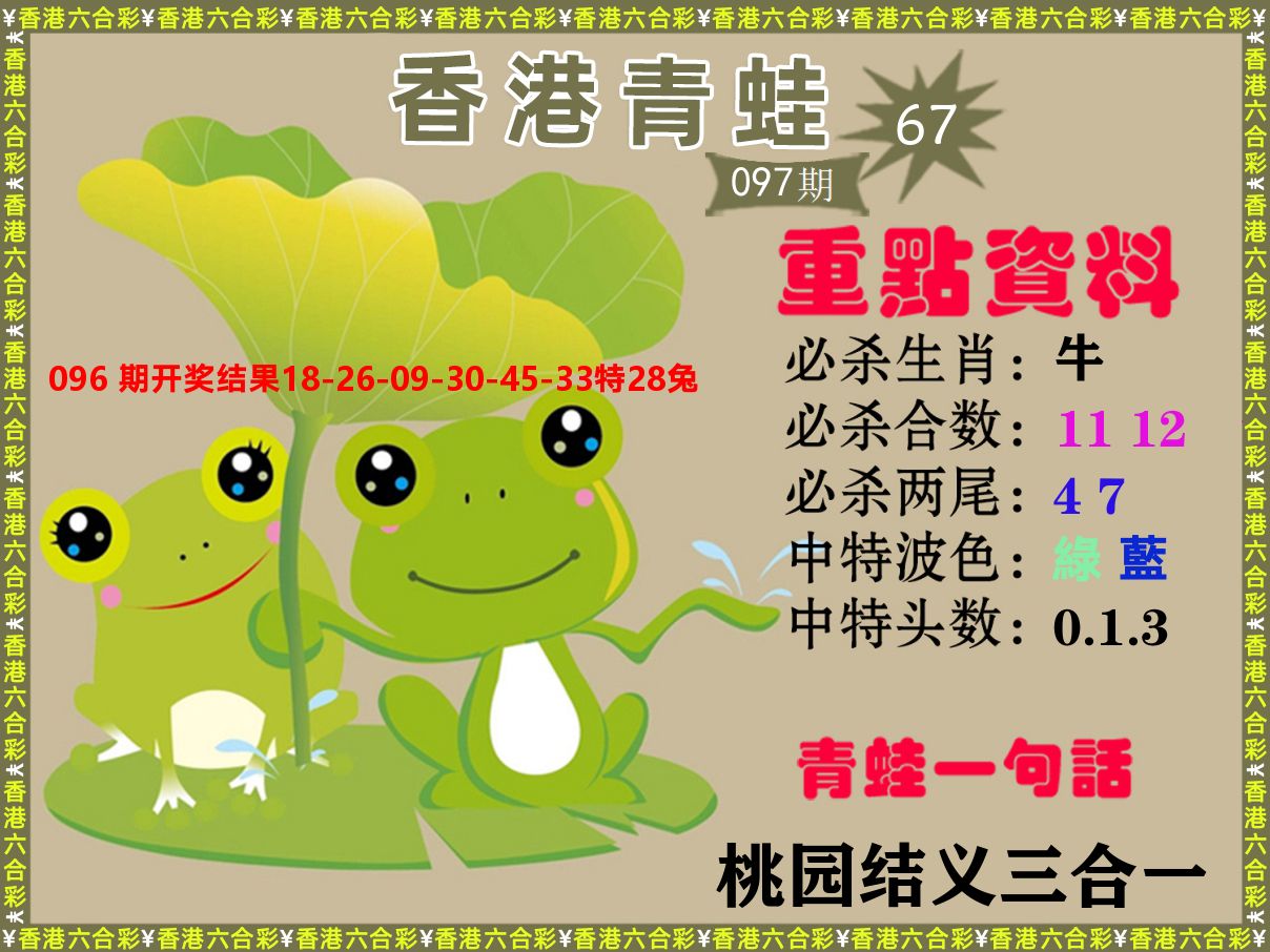 青蛙系列67 第97期