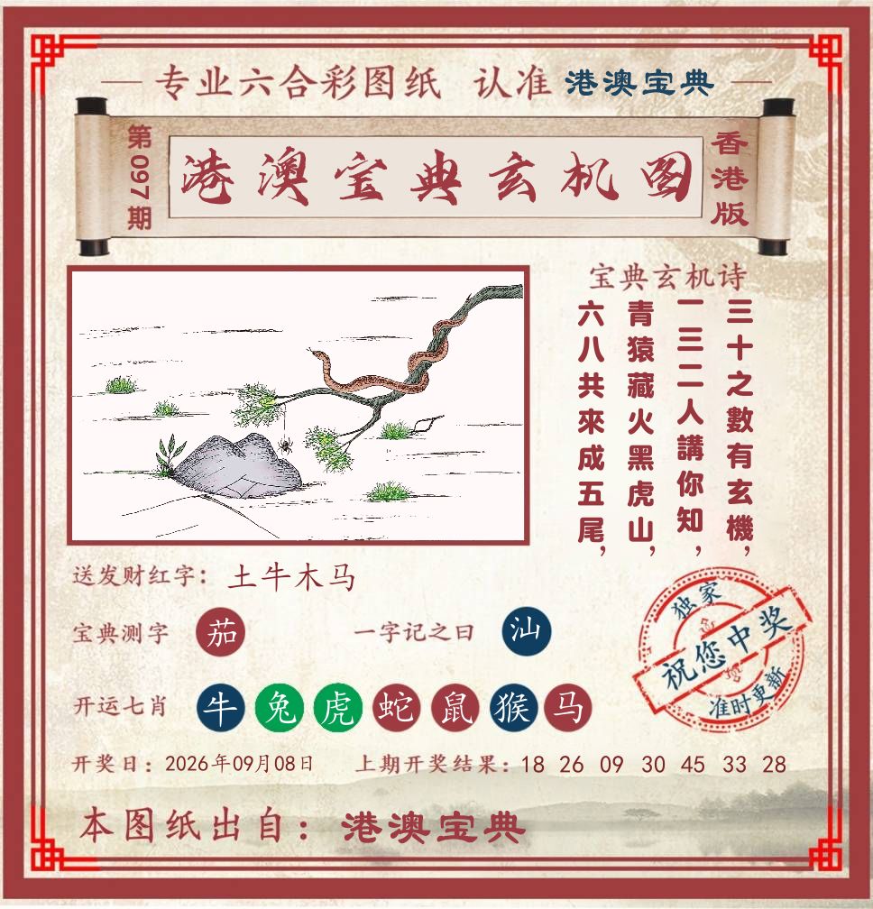 港澳宝典玄机图 第97期